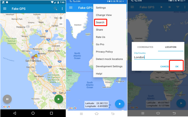 fake gps app